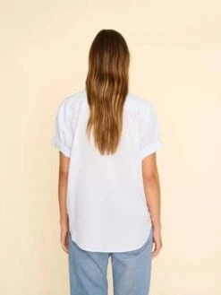 XirenaChanning Shirt - White -CYNTHIA ROWLEY Sales Store Xirena Channing Shirt White 20230821001643