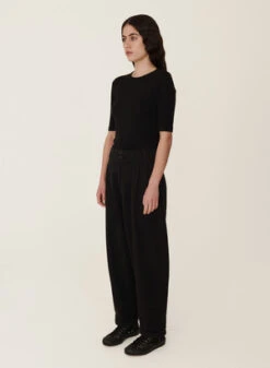 YMCEarth Keaton Organic Cotton Twill Trouser - Black -CYNTHIA ROWLEY Sales Store YMC Earth Keaton Organic Cotton Twill Trouser Black 20230901140029