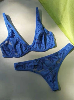 Yasmine EslamiZoe Lace Plunge Underwire Bra - Klein -CYNTHIA ROWLEY Sales Store Yasmine Eslami Zoe Lace Plunge Underwire Bra Klein 20230724232344