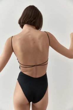 ZiahZIAH FINE STRAP ONE PIECE - BLACK -CYNTHIA ROWLEY Sales Store ZIAH FINE STRAP ONE PIECE BLACK 20230129054227 1