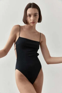 ZiahZIAH FINE STRAP ONE PIECE - BLACK -CYNTHIA ROWLEY Sales Store ZIAH FINE STRAP ONE PIECE BLACK 20230129054227