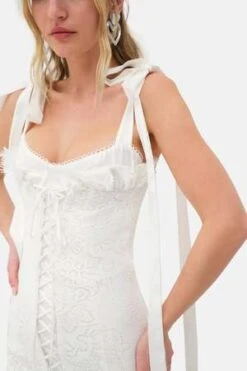 For Love & LemonsZahra Mini Dress - White -CYNTHIA ROWLEY Sales Store Zahra Mini Dress White 20231007021740