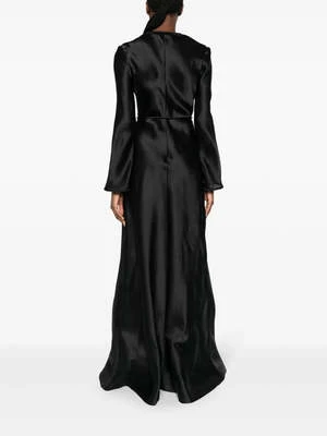 ZimmermannLuminosity Bias Slip Dress - Black 4 ZimmermannLuminosity Bias Slip Dress - Black - Image 4