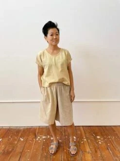 HappyfrenchgangZlia Top - Mustard -CYNTHIA ROWLEY Sales Store Zlia Top Mustard XS XXL 20231028003254 1