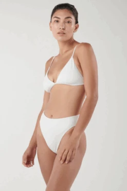 OokiohOokioh Bocas Bikini Top - White Rib